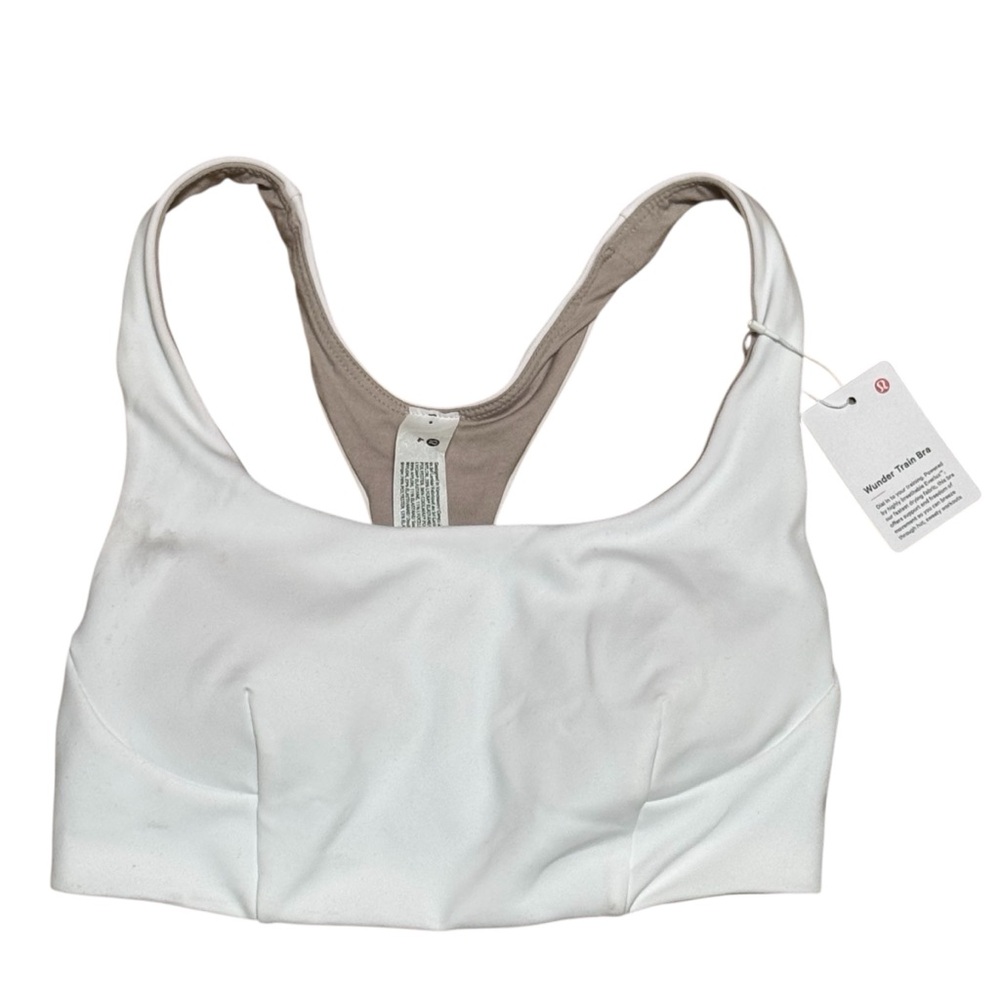 Lululemon Wunder Train Bra White | Size 4 | NWT